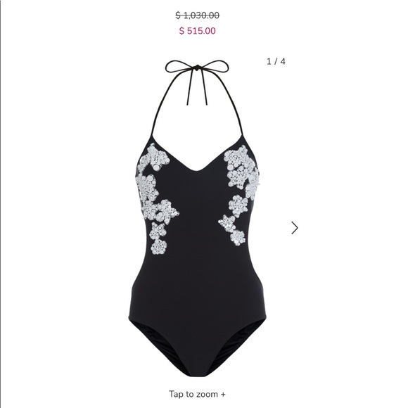 La Perla black underwired swimsuit